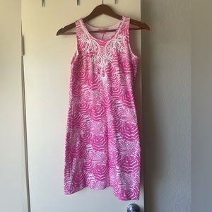 Iilly Pulitzer pink terry dress